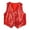 Red, variant on Soumake Boys Girls Sequined Vest Waistcoat Hip-Hop Dance Party Street Show Costume Practical