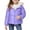 Light Purple, variant on Girls Kids' Pocket Coat - Solid Color Short Cotton Jacket for Chilly Days at the Park or Playground.,Red,110