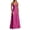 Red, variant on Women's Satin V Neck A-Line Gown – Elegant Evening Party Dress in Sizes XS-XL, Versatile Formal Occasion Wear for Prom Wedding