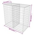 thumbnail image 2 of vidaXL Panier Gabion Acier Galvanisé 100x50x100 cm, 2 of 5