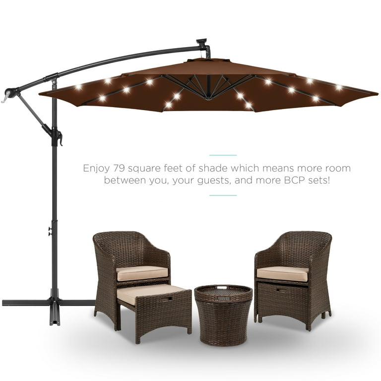 6 chair patio table with umbrella Amazon.com: PHI VILLA 6 Piece Outdoor Dining Set with 10FT Umbrella  (Beige), Patio Table and Chairs Set with Adjustable Folding Dining Chairs &  Metal Square Table for Yard Garden Deck (No Umbrella