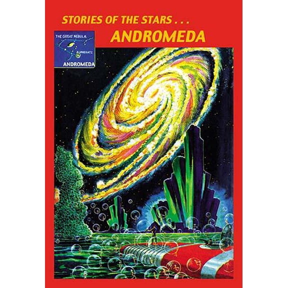 Stories of the Stars... Andromeda- Fine Art Canvas Print (20" x 30")