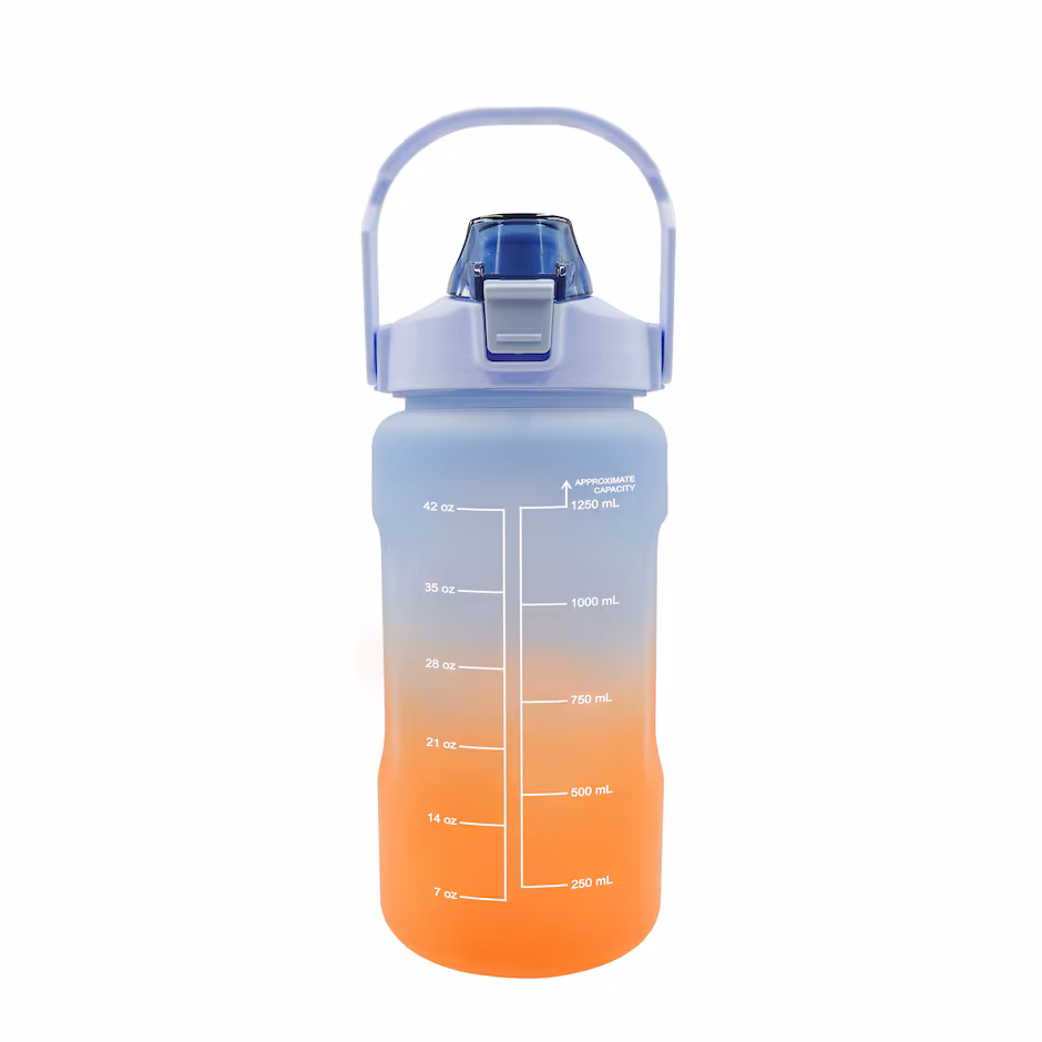 thumbnail image 4 of Water Bottles with Hydration Measurements and Flip-Top Lids, 48-oz (1ct), 4 of 7
