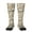 2 Black-2, variant on Starfish and Sea Shells print thigh-high socks, crafted for both men and women with a stretchy, high-opaque design perfect for daily wear