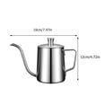 thumbnail image 2 of VERDANVERSE 1Ud Hervidor De Y Café De Acero Inoxidable Plateado Para Uso Doméstico, 2 of 8