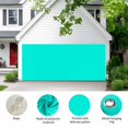thumbnail image 2 of Aqua Grunge Street Style Painting Brush Print Ombre Design Illustration,Garage Door Cover Banner 7 x 16 FT,Garage Door Curtains Backdrop with Grommets for Indoor Outdoor Wall Party Porch Yard Decor, 2 of 9