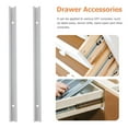 thumbnail image 2 of DINHEAROM 2Pcs T Track Extrusion Guide Rail for Diy Consoles and Table Saws Silver Linear Slide, 2 of 8