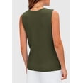 thumbnail image 2 of Chaleco tipo suéter PRETTYGARDEN para mujer 2025, verde, talla S, 2 of 9