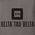 thumbnail image 3 of CafePress - Delta Tau Delta Black Stacked Signature T Shirt - Womens Comfort Colors® Shirt, 3 of 4