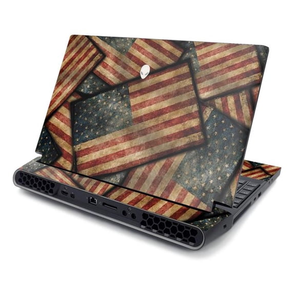 MightySkins ALWAR51R220-Vintage American Skin for Alienware AREA-51M R2 2020 - Vintage American