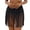 #421-Black, variant on Women's Solid Color Beach Fringe Half Skirt Swimming Skirt