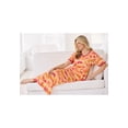 thumbnail image 4 of Dreams & Co. Plus Size V-Neck Short Sleeve Maxi Lounger, 4 of 6