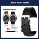thumbnail image 3 of Correa de muñeca con boca en forma de arco para hombre adecuada para la réplica clásica Longines L2/L3 Correa de reloj de caucho de la Fuerza Aérea Checa Cadena de reloj de 22 mm, 3 of 5