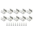 thumbnail image 1 of Unique Bargains LED Strip Light Clips Mounting Bracket Fixing Clips with Screws for 9.5mm-12mm Light Cable Ribbon 100 Pack, 1 of 6