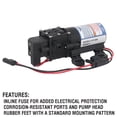 thumbnail image 4 of Everflo EF1000 12V Diaphragm Pump -1.0GPM, 40 PSI, 4 of 6