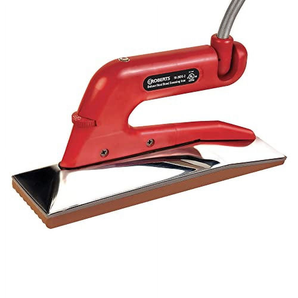 YLXINGG Deluxe Heat Bond Carpet Iron - Non-Stick Grooved Base, Temperature Control - Red — Residential Use, Standard Application