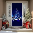 thumbnail image 7 of Yhmxh Christmas Door Cover Merry Christmas Decorations Red Gift Box Front Door Banner Christmas Backdrop Hanging Xmas Tree Front Door Covers Background Banner for Xmas Window Party Decor, 71"x35", 7 of 7