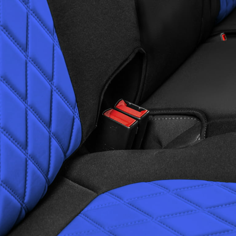 FH Group, Neoprene Car Seat Covers for Auto Car SUV Van 4 Headrest Full Set  Burgundy 