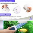 thumbnail image 3 of COSTYLE Aquarium Strong Magnetic Cleaner Brush, Fish Tank Glass Algae Scrubber Brush Floating Cleaning Tool with 2 Detachable Scraper, 3 of 5