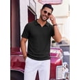 thumbnail image 3 of RICHCOIN Polo Shirts for Men Short Sleeve Classic Collared Casual Knit Golf T Shirt Summer Tops, 3 of 7