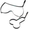 thumbnail image 1 of Lindos anillos para huevos con formas para cocinar, accesorios para parrilla portátiles de acero inoxidable antiadherentes, fácil de limpiar, multifunción, apto para uso alimentario, juego de 2 en, 1 of 5