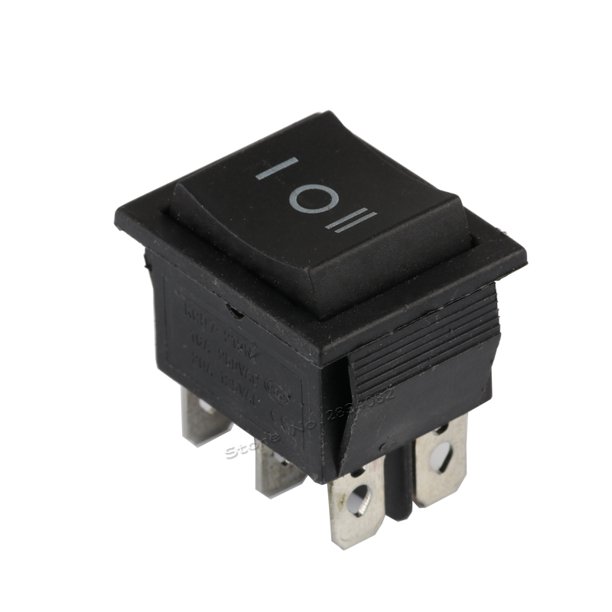 3 Position On Off On Rocker Switch 12v Car Boat 6 Pin 16a 250vac 20a 125v Ac
