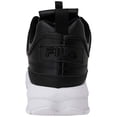 thumbnail image 4 of Fila Women's Disruptor Ii Premium Black / White Ankle-High Sneaker - 6 M, 4 of 7