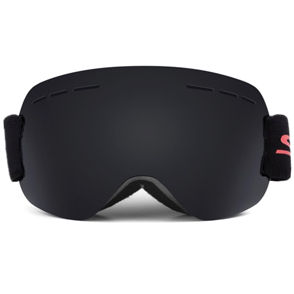 Adult Outdoor Skiing Goggles Anti-fog Windproof UV Protection Big Spherical Mountaineer Glasses by