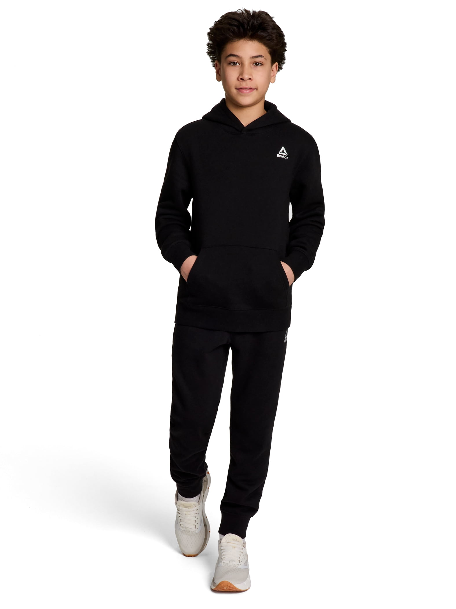 Reebok Boy's Athletic Game Day Fleece Pullover Hoodie, Sizes 4-18