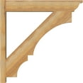 thumbnail image 3 of Ekena Millwork 6"W x 30"D x 30"H Balboa Rough Sawn Traditional Outlooker, Western Red Cedar, 3 of 4