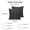 Black, variant on Modern Bohemia Outdoor Pillow Covers 24x24 Inch Throw Pillow Covers Set of 2 Waterproof Decorative Pillow Cases Spring Floral Leaves Lines Simple Rustic Cushion Covers for Patio Garden Couch
