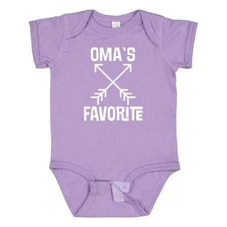 

Inktastic Oma Favorite Grandchild Gift Baby Boy or Baby Girl Bodysuit