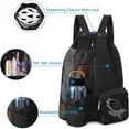 thumbnail image 6 of Yoyauz Swimming Bag Mesh Drawstring Backpack With Wet Bag, Suitable For Swimming, Fitness And Fitness Equipment, 6 of 7