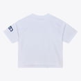 thumbnail image 2 of Women's Mitchell & Ness  White Seattle Seahawks Head Coach Cropped T-Shirt, 2 of 2