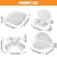 thumbnail image 3 of FUYGRCJ Easy Egg Breakfast Set,4PCS Microwave Omelet Pan and Egg Poacher,Bacon Baking Plate for Home Kitchen,BPA Free Egg Maker Easy to Use and Non-Stick Breakfast Egg Cookware (Microwaveable), 3 of 8