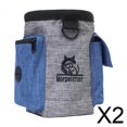 thumbnail image 1 of 2xBolsa De Golosinas Para Perros, Contenedor De Bocadillos, Bolsa De Golosinas Para Entrenamiento, Para Viajes, Senderismo, Al Aire Libre, Azul, 1 of 10