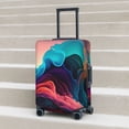 thumbnail image 6 of Hirioo Colorful Surreal Landscape for Elasticity Suitcase Cover (No luggage Included) Durable Luggage Protector Fits 18-32 Inch Luggage-Small, 6 of 7