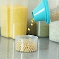 thumbnail image 3 of EIGTHTAIL Rice Storage Container  Dry Food Airtight Container  Pet Dog Cat Food Canister  BPA Free Clear Plastic Kitchen and Pantry Organization Bin for  Grain  Cereal  Flour, 3 of 5