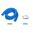 thumbnail image 3 of Uxcell Pool Replacement Hose, 2 Pack 1.22 x 59" Pool Filter Pump Replacement Hoses, Blue, 3 of 5