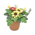 thumbnail image 2 of Toys Clearance 2023! CWCWFHZH Mini Dollhouse Miniature Green Plant Flower in Pot Garden Accessory Pretend Play Toys, 2 of 4