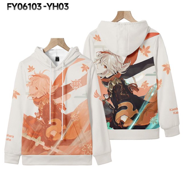 Genshin Impact Print Hoodie Hombres Mujeres Cosplay Disfraz 3D Logo Casual Hoody Harajuku Ropa Regalozhangyuxiang zhangyuxiang unisex