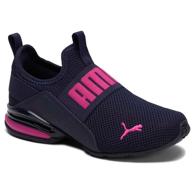 PUMA Chaussures d'Entraînement Décontractées pour Femmes Axelion à Enfiler - Bleu - Taille 10 m