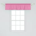 thumbnail image 2 of Ambesonne Pink Polka Dots Window Valance, Rose Hues Victorian, 42" x 12", Pink and White, 2 of 3