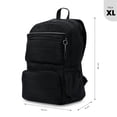thumbnail image 3 of TOTTO Mochila Ergonómica Extra Grande Porta Laptop 16 con Bolsillo Secreto | Escuela - Oficina - Via negro Extra Grande, 3 of 8