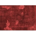 thumbnail image 1 of Ahgly Company Indoor Rectangle Abstract Red Modern Area Rugs, 3' x 5', 1 of 4