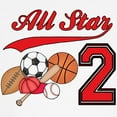 thumbnail image 3 of CafePress - Allstar Sports 2Nd Birthday Toddler T Shirt - Cute Toddler T-Shirt, 100% Cotton, 3 of 4