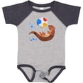 thumbnail image 3 of Inktastic Cute Otter and Beachball Boys or Girls Baby Bodysuit, 3 of 5