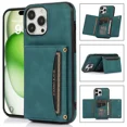 Fashionable luxury three fold multi card slot phone case PU leather