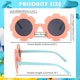 thumbnail image 2 of Jumpingount 6 unids/set de gafas de sol con montura ligera, gafas de sol bonitas y modernas con protección UV para niños, gafas de sol tipo Lentes, 2 of 6