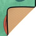 thumbnail image 3 of Yayeee Area Rugs for Living Room 5.2'x4' Non Slip Washable Bedroom Floor Carpet, Brown American Footballs, 3 of 5